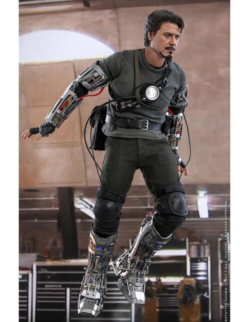 Figura de Colección Marvel Studios The First Ten Years Iron Man Hot Toys Articulado 5