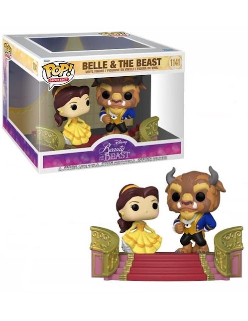 Figura de colección Disney La Bella y La Bestia Pop