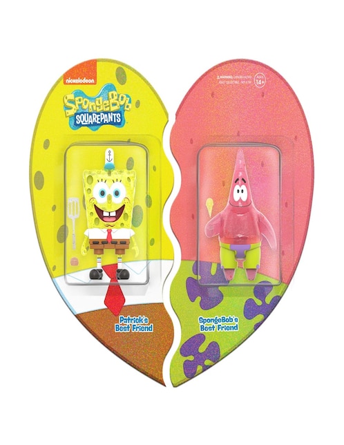 Set Figura de Colecci n Bob Esponja Super 7 Reaction Liverpool