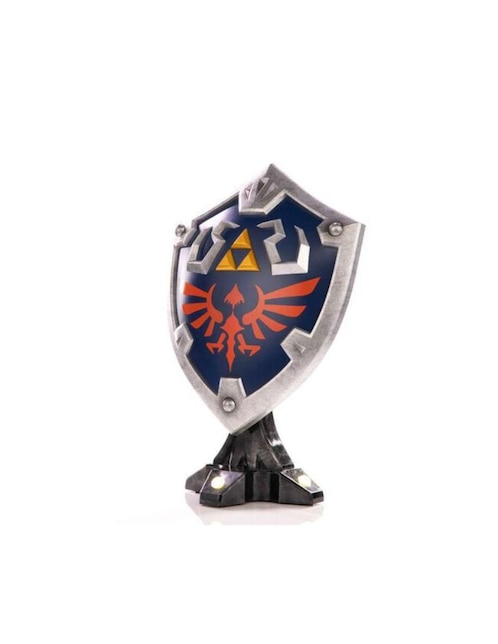 Figura de colección Hylian Shield Deluxe First 4 Figures con luz The Legend of Zelda Breath of the Wild