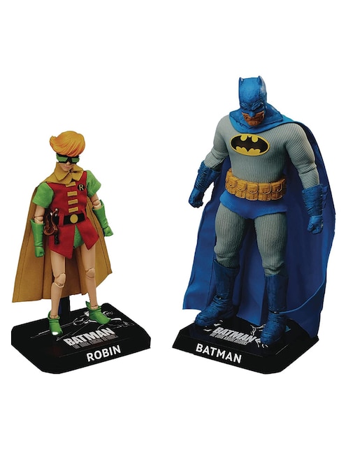 Figura de colección Batman y Robin Beast Kingdom articulados The Dark Night