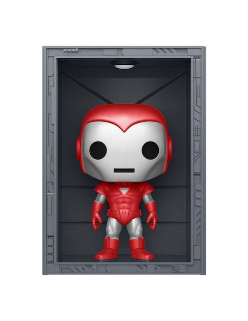 Funko Pop! Marvel Hall of Armor: Iron Man Model 8 Silver Centurion