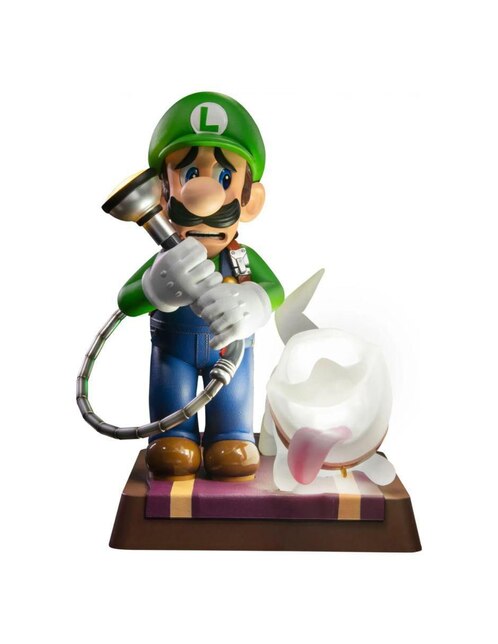 FIRST 4 FIGURES Figura de colección articulada Nintendo Luigi deluxe First 4 Figures con luz