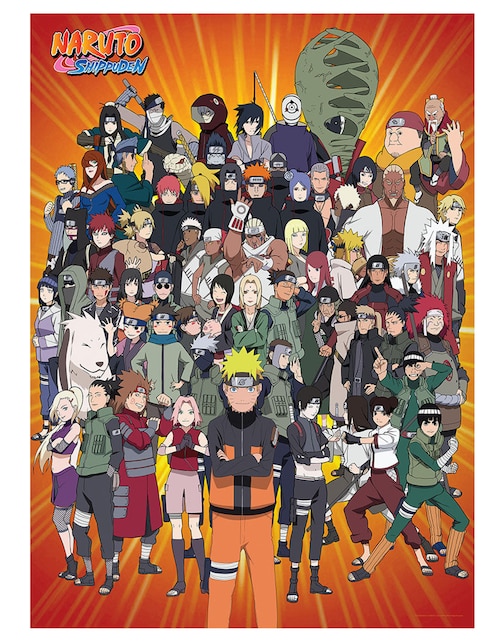 Rompecabezas Naruto Shippuden Usaopoly 1000 piezas
