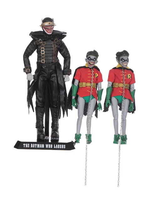 Set figura de colección DC Comics The Batman Who Laughs & Robin Beast Kingdom articulada