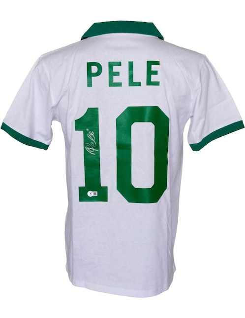 Playera de New York Cosmos Idolos firmada por Pelé