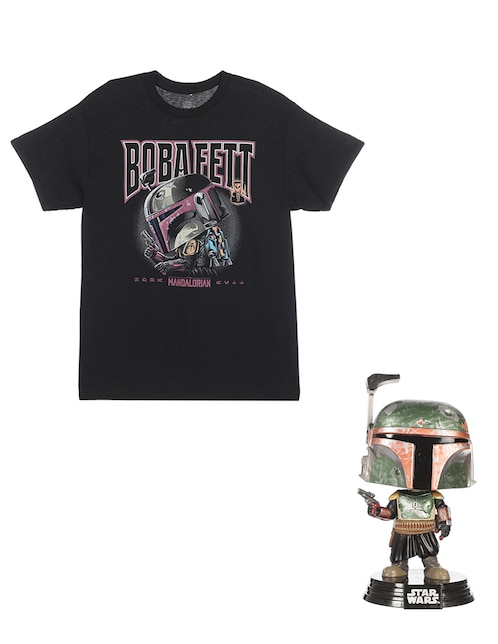 Playera Pop The Mandalorian cuello redondo unisex