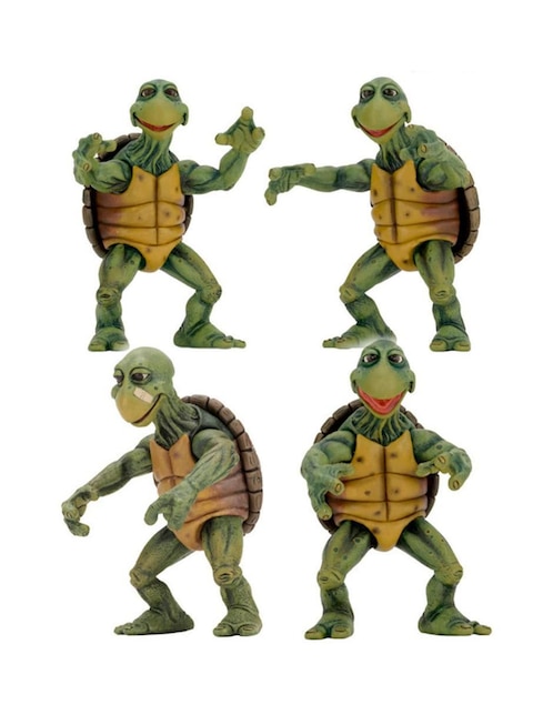 Set Figura de Acción Tortugas Ninja Neca Articulado