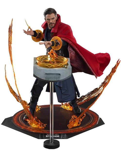 Figura de colección Spider-Man: No Way Home Doctor Strange collectors Hot Toys con luz