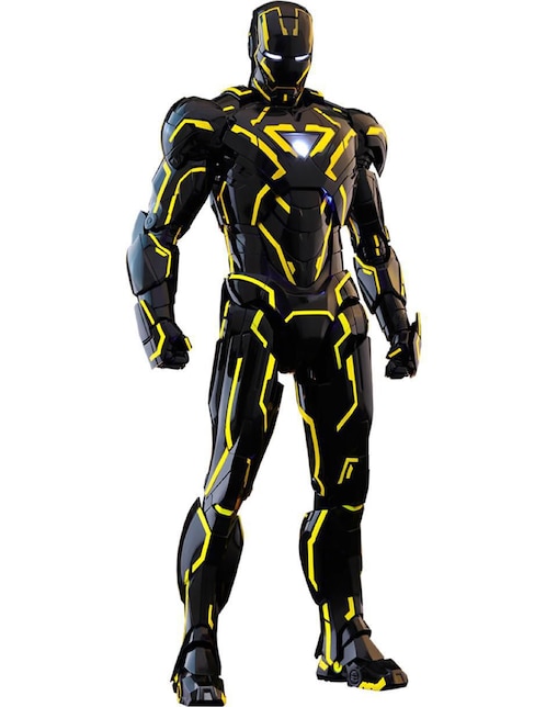 Figura de colección Marvel Avengers Iron Man collectors Hot Toys con luz