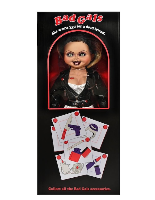 Figura de colección Bride of Chucky Tiffany Valentine Neca articulada