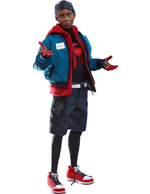 Figura de Colección Spider-Man Across The Spiderverse Miles Morales Hot Toys Articulado