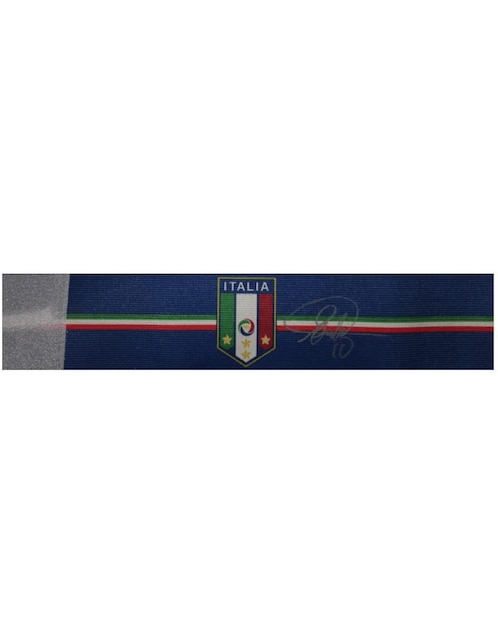 Gafete de capitán firmado Idolos autografiado por Francesco Totti Selección de Italia