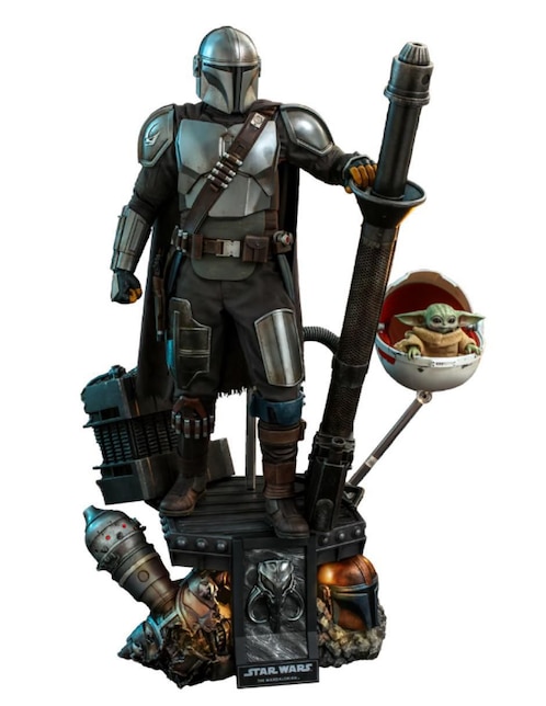 Figura de colección Star Wars The Mandalorian The Mandalorian Star Wars deluxe Hot Toys