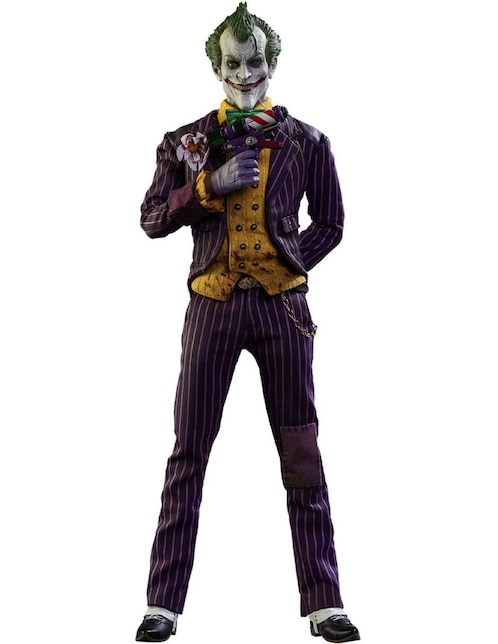 Figura de colección Arkham Asylum Joker Clown Hot Toys articulado