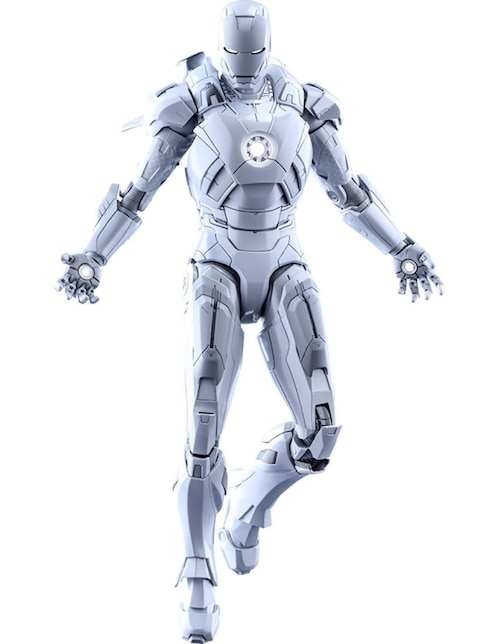 Figura de Colección Marvel Studios: Iron Man Mark VII Hot Toys Con Luz Articulado