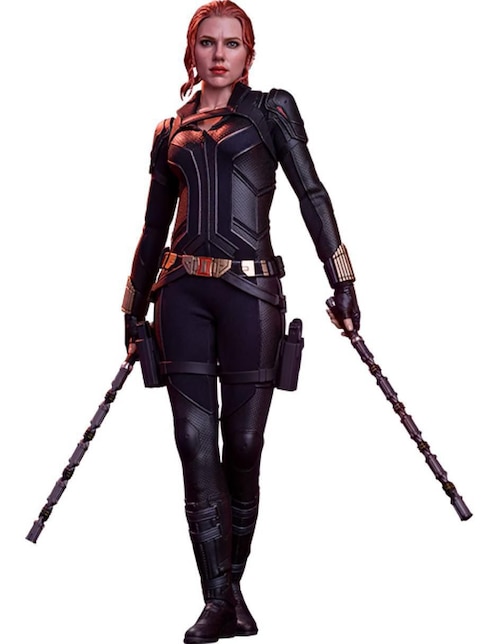 Figura de colección Marvel Studios The First Ten Years Black Widow Hot Toys articulado