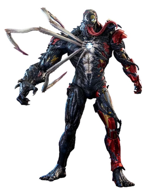 Figura de colección Marvel: Spider-Man Venomized Iron Man deluxe
