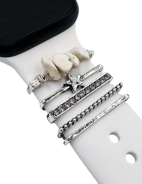 Charm Para Correa De Smartwatch piedras de río