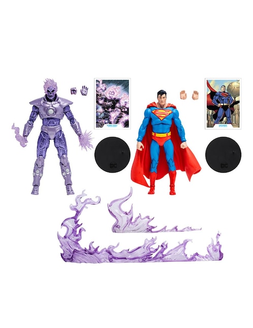 Figura de acción DC Multiverse Atomic Skull vs Superman McFarlane articulada