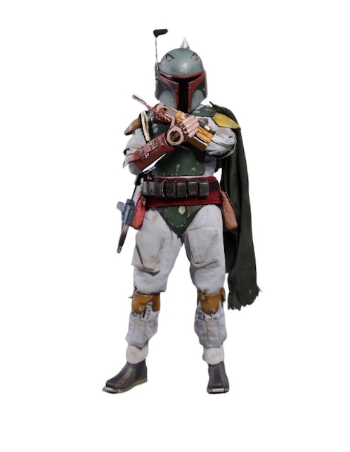 Figura de colección Star Wars The Empire Strikes Back Boba Fett aniversario Hot Toys