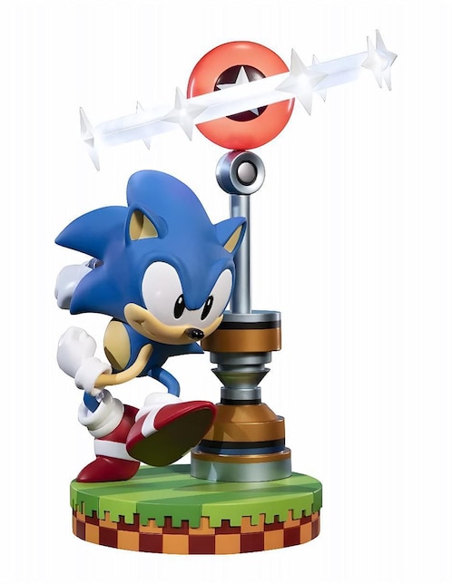 Estatua Sonic The Hedgehog Sonic First 4 Figures con Luz Articulado