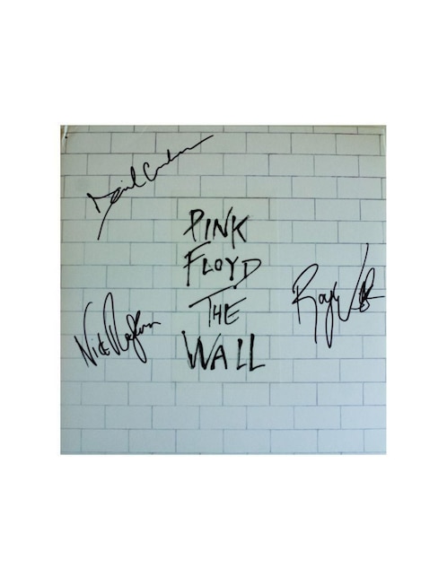 Disco vinyl autografiado Idolos Pink Floyd