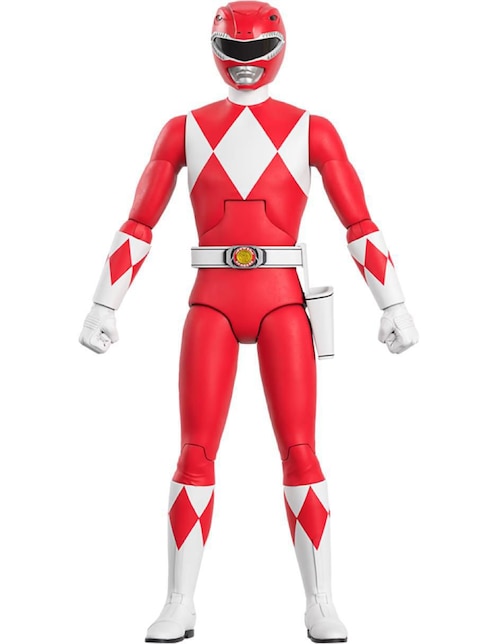 Figura de Colección Power Rangers Red Ranger Super 7 Articulado