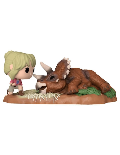 Funko Pop Pop! Jurassic Park Dr Sattler with triceratops