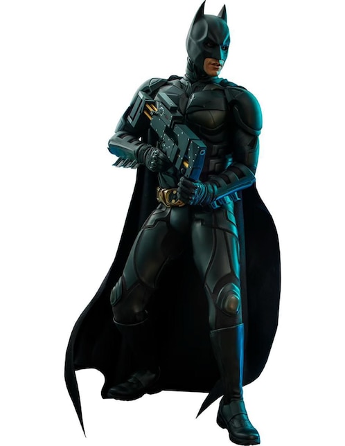 Figura de colección The Dark Knight Batman Hot Toys con luz articulado