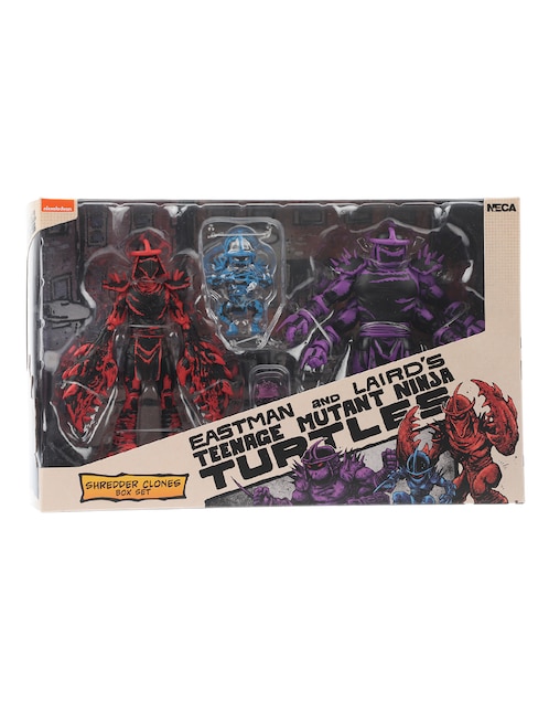Set figuras de colección articuladas Teenage Mutant Ninja Turtles Shredder Clones Neca