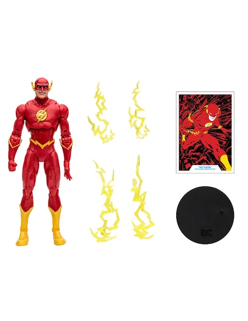 Figura de acción DC Multiverse Flash Mcfarlane articulada