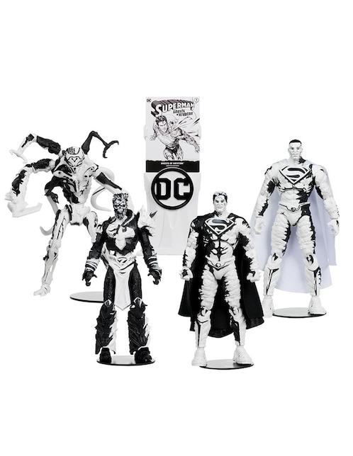 Set figura de acción DC Multiverse Superman Mcfarlane figura articulada
