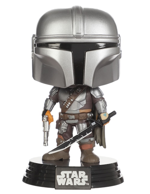 Funko POP! Star Wars The Mandalorian with Darksaber cabeza oscilante