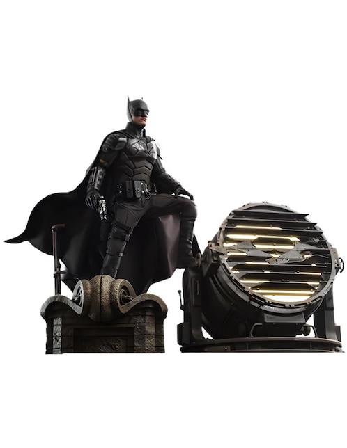 Figura de colección The Batman Movie Hot Toys con luz articulado