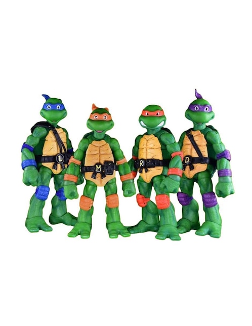 Set figuras acción Teenage Mutant Ninja Turtles Mezco Toyz