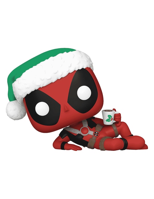 Funko POP! navideño Marvel Deadpool cabeza oscilante