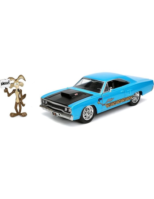 Automóvil deportivo Jada Toys 1970 plymouth roadrunner El Coyote