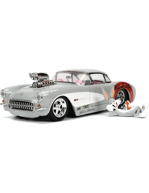 Automóvil deportivo Jada Toys chevrolet corvette 1957 Bugs Bunny