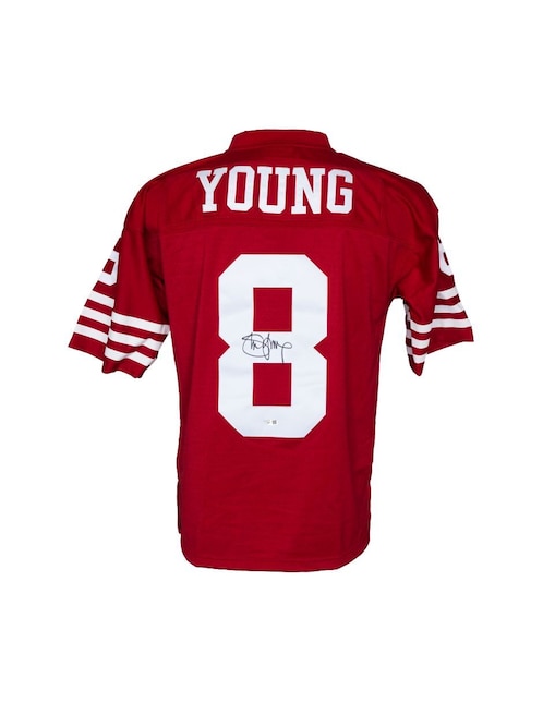 Jersey autografiado por Steve Young Club de Idolos