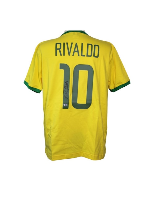 Jersey autografiado por Rivaldo Club de Idolos