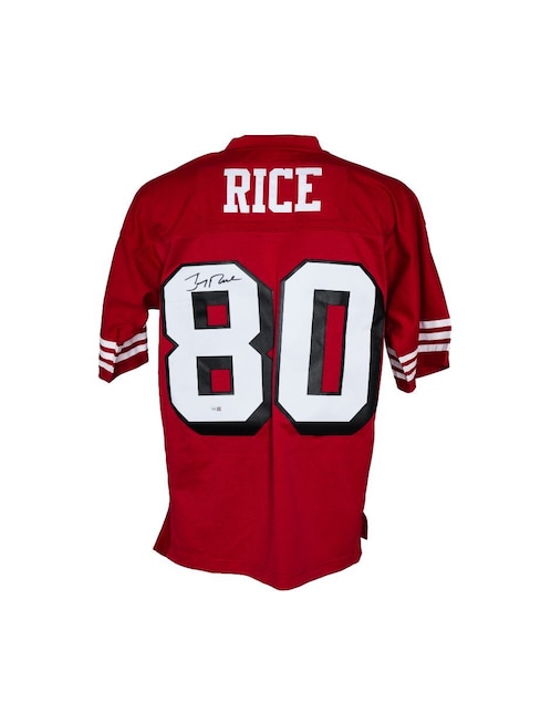 Jersey autografiado por Jerry Rice Club de Idolos