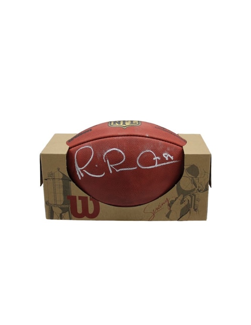Balón autografiado por Michael Irvin Club de Idolos