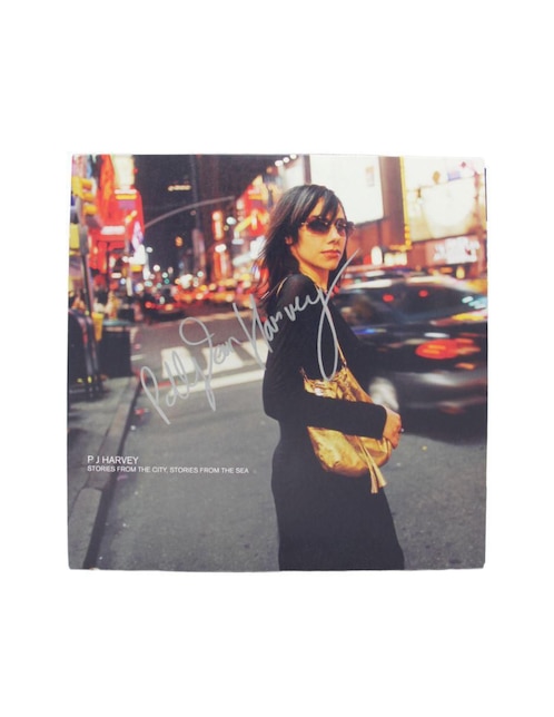 Disco de Vinilo autografiado por Pj Harvey Club de Idolos