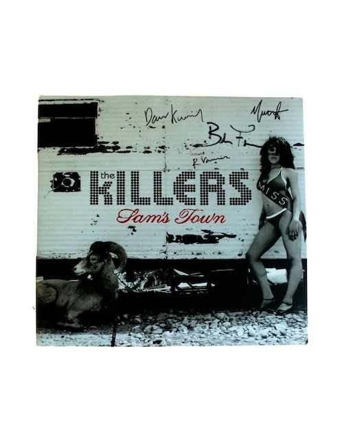 Disco de Vinilo autografiado por The Killers Club de Idolos