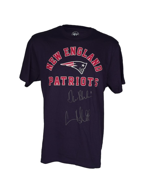 Playera autografiado por Drew Bledsoe Y Terry Glenn Club de Idolos