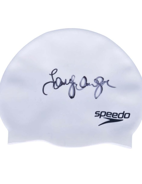 Gorra Para Natación autografiado por Ian Thorpe Club de Idolos