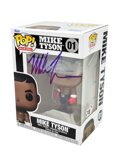 Figura Coleccionable autografiado por Mike Tyson Club de Idolos