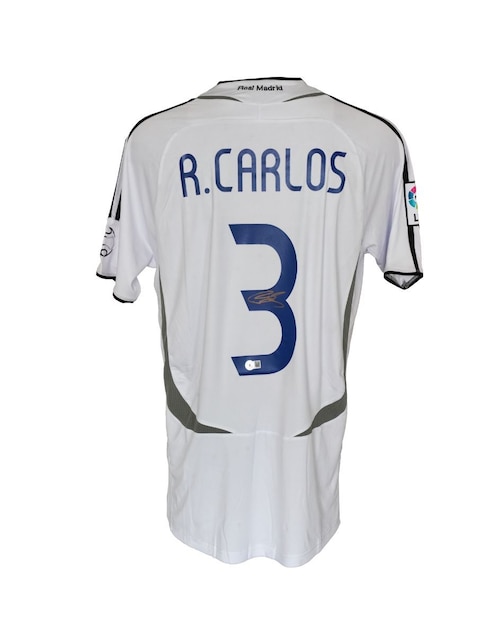 Jersey autografiado por Roberto Carlos Club de Idolos
