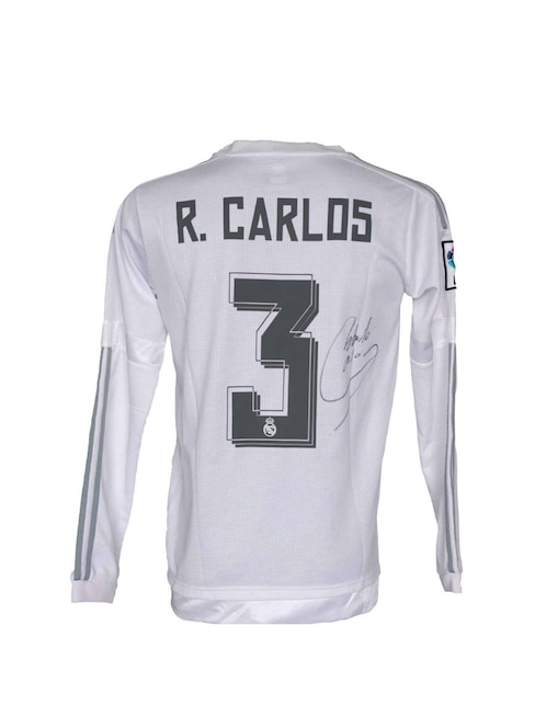 Jersey autografiado por Roberto Carlos Club de Idolos